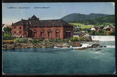 AK Lebring /Steiermark, Partie am Elektrizitätswerk