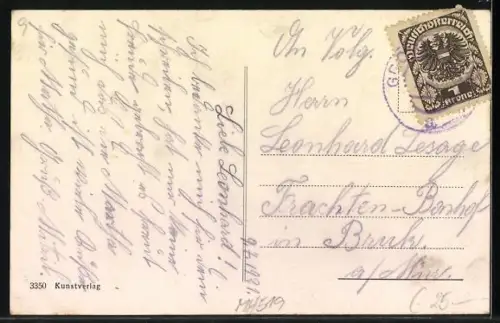 AK Gross-Klein b. Leibnitz, Weinkellerei Johann Ferk, Kirche