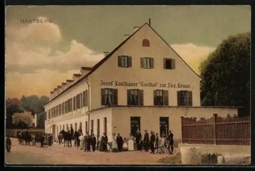 AK Hartberg, Josef Koglbauers Gasthof zur Ung. Krone