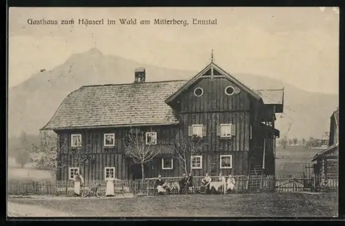 AK Mitterberg /Ennstal, Gasthaus zum Häuserl im Wald am Mitterberg