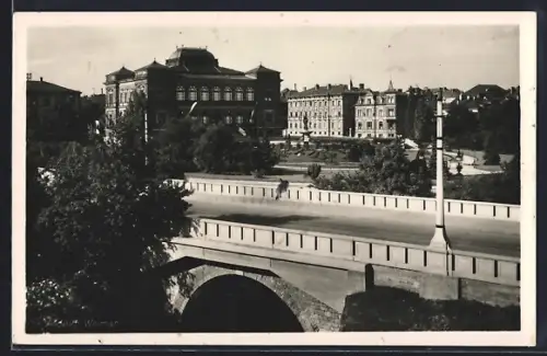 AK Weimar / Thüringen, Partie am Viadukt
