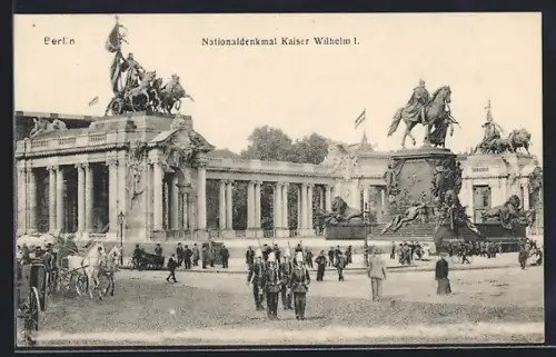 AK Berlin, Nationaldenkmal Kaiser Wilhelm I