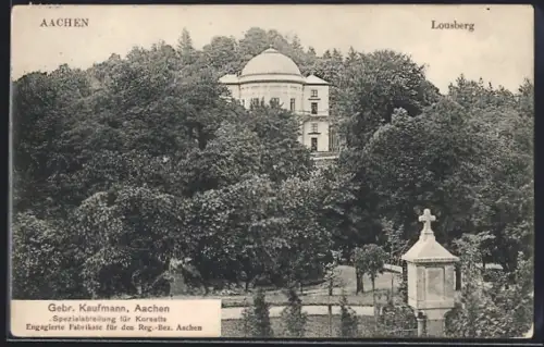 AK Aachen, Blick zum Lousberg
