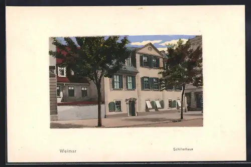 AK Weimar / Thüringen, Schillerhaus