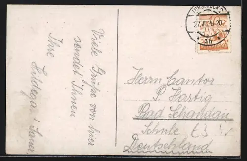 AK Innsbruck-Hötting, Totalansicht gegen Süden