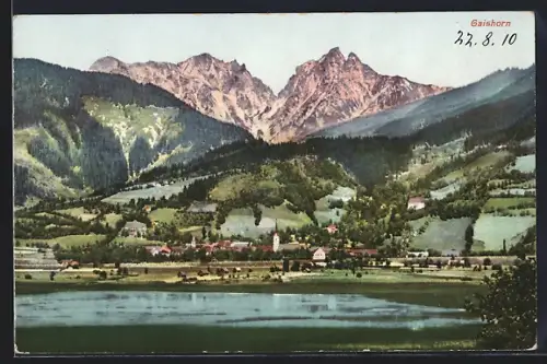 AK Gaishorn, Teilansicht mit Bergen