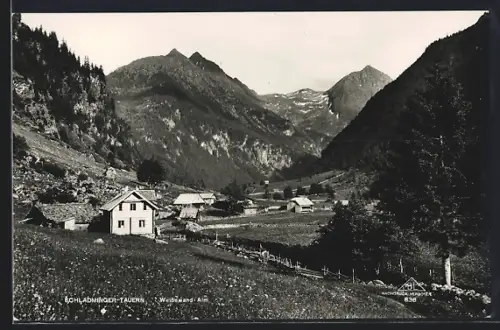 AK Weisswand-Alm, Ortspartie mit Schladminger-Tauern