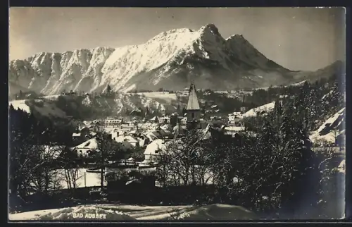 AK Bad-Aussee, Teilansicht im Schnee