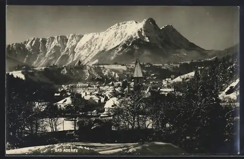AK Bad-Aussee, Teilansicht im Schnee