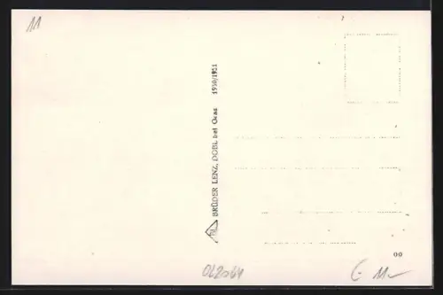 AK Bad-Aussee, Ortspartie mit Kirche im Schnee