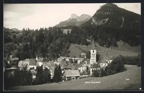 AK Bad-Aussee, Teilansicht mit Bäumen