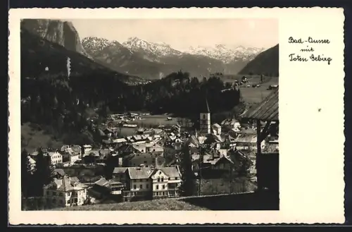 AK Bad-Aussee, Teilansicht und Totes Gebirge