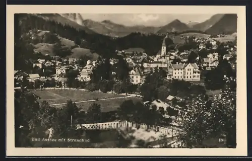 AK Bad-Aussee, Teilansicht mit Strandbad