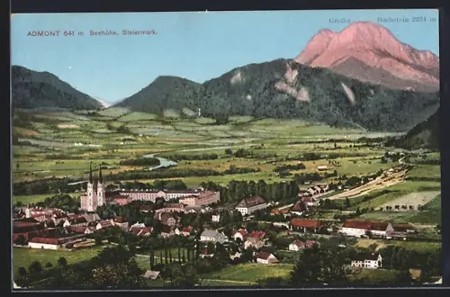 AK Admont /Steiermark, Teilansicht mit Stift