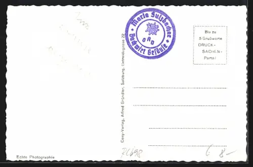 AK Johnsbach, Gasthaus Bachbrücke H. Sulzbacher