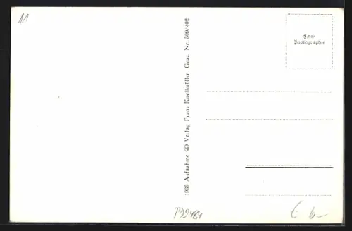 AK Sparafeld, Neue Gesäusestrasse mit Reichenstein