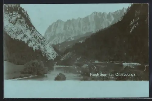 AK Hochthor im Gesäuse, Panorama
