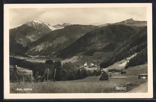 AK Kals /Osttirol, Totalansicht von einen Berg aus