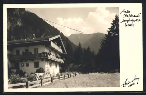 AK Mayrhofen im Zillertal, Pension Haus Waldrand
