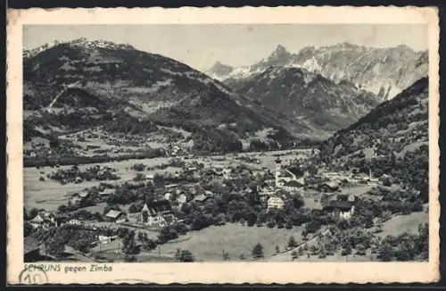 AK Schruns, Teilansicht gegen Zimba
