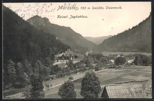AK Mürzsteg, Kaiserliches Jagdschloss