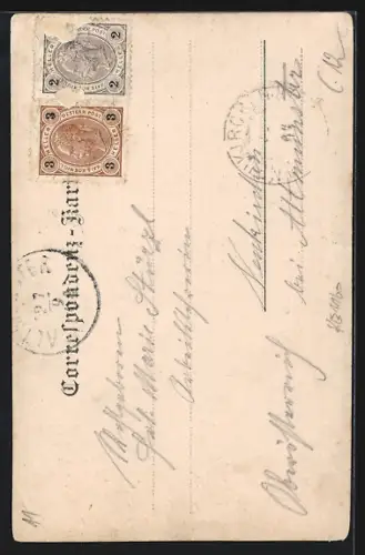 AK Admont, Ortsansicht mit Sitftskirche