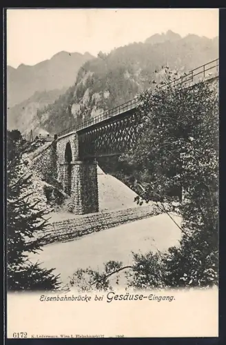 AK Gesäuse, Eisenbahnbrücke