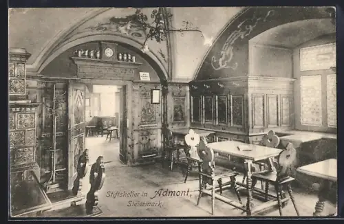AK Admont, Inneres des Stiftskellers