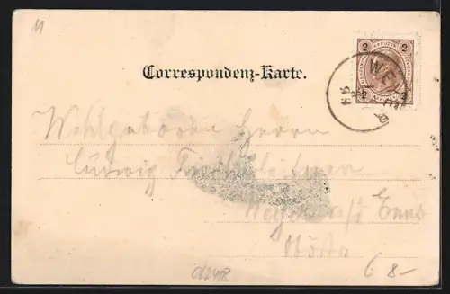 AK Admont, Ortsansicht mit dem Buchstein