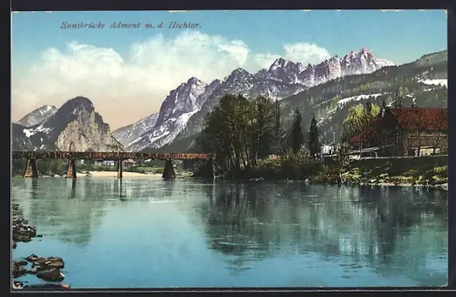 AK Admont, Ennsbrücke mit dem Hochtor