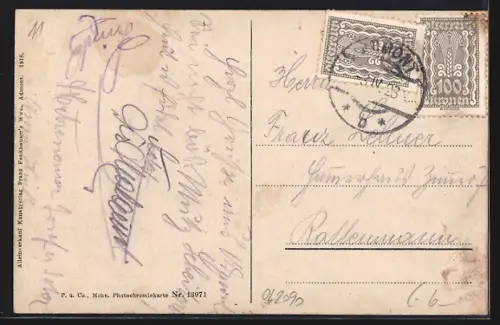 AK Admont, Totalansicht mit den Hallermauern