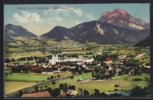AK Admont, Gesamtansicht mit dem Buchstein