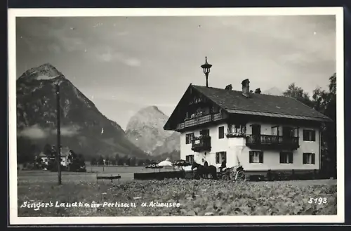 AK Pertisau a. Achensee, Gasthaus Singer`s Landhaus