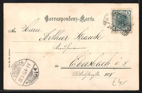 AK Welsberg i. Pusterthal, Totalansicht vor Gebirgspanorama