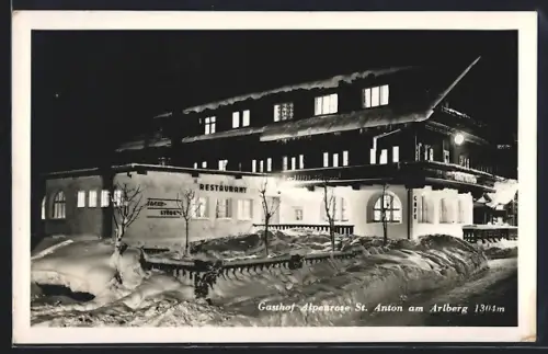 AK St. Anton am Arlberg, Gasthof Alpenrose
