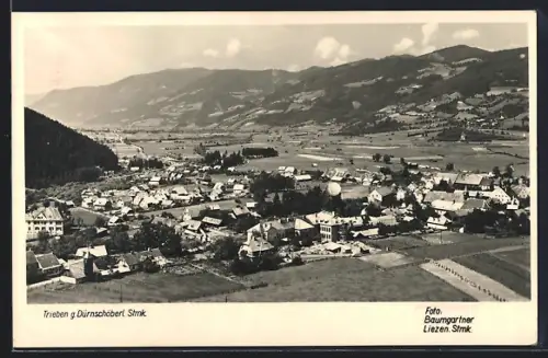 AK Trieben, Ortsansicht gegen Dürnschöberl