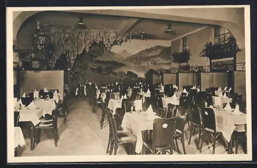 AK Wien, Gasthaus Pantherbräu-Keller, Opernring II, Bes. J. Roschka