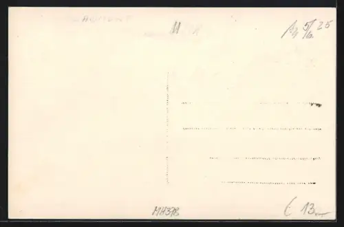 AK Admont, Strassenpartie mit Geschäften und Kirche