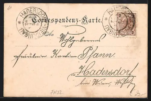 AK Gross-Reifling, Ortspartie mit Blick zum Tamischbachturm