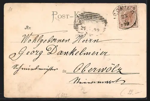 AK Irdning, Marktplatz, Kirche und Totalansicht