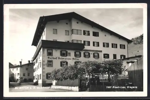 AK St. Anton a. A., Gasthof Schwarzer Adler
