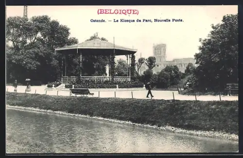 AK Ostende, Le Kiosque du Parc, Nouvelle Poste