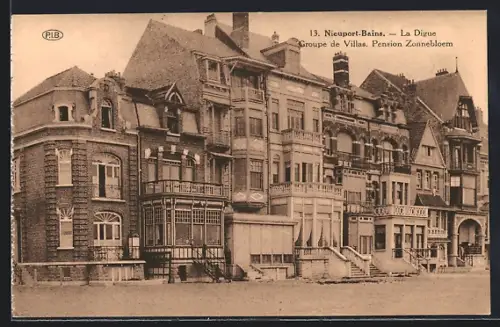 AK Nieuport-Bains, La Digue