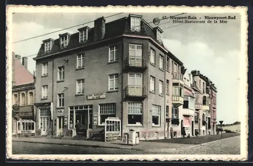 AK Nieuport-Bain, Hôtel-Restaurant de la Mer