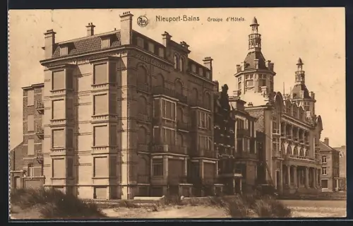 AK Nieuport-Bains, Groupe d`Hôtels