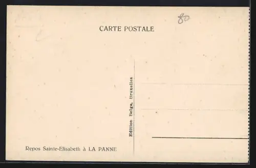 AK La Panne, Repos Sainte-Elisabeth