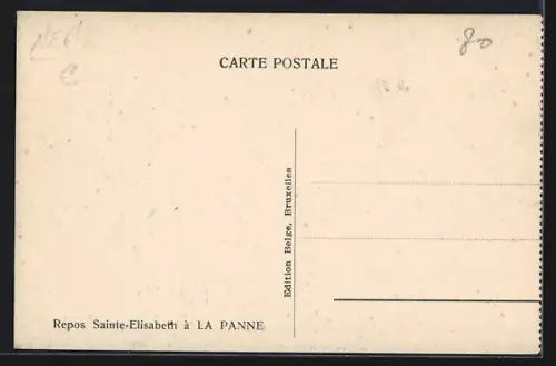 AK La Panne, Repos Sainte-Elisabeth