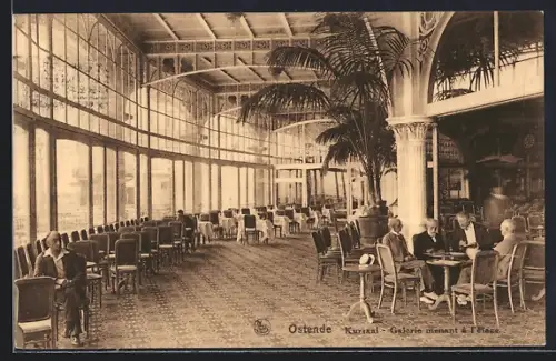 AK Ostende, Kursaal, Galerie menant à l`etage