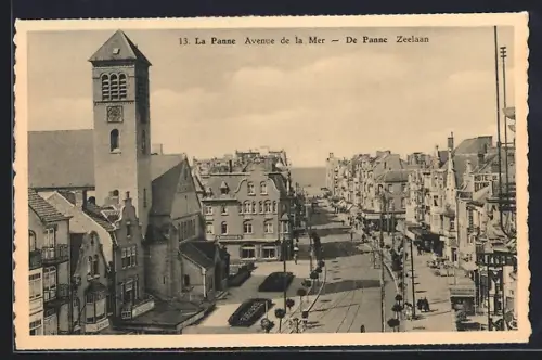 AK La Panne, Avenue de la Mer