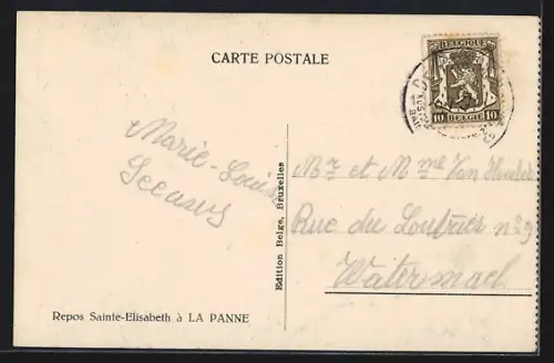 AK La Panne, Repos Sainte-Elisabeth
